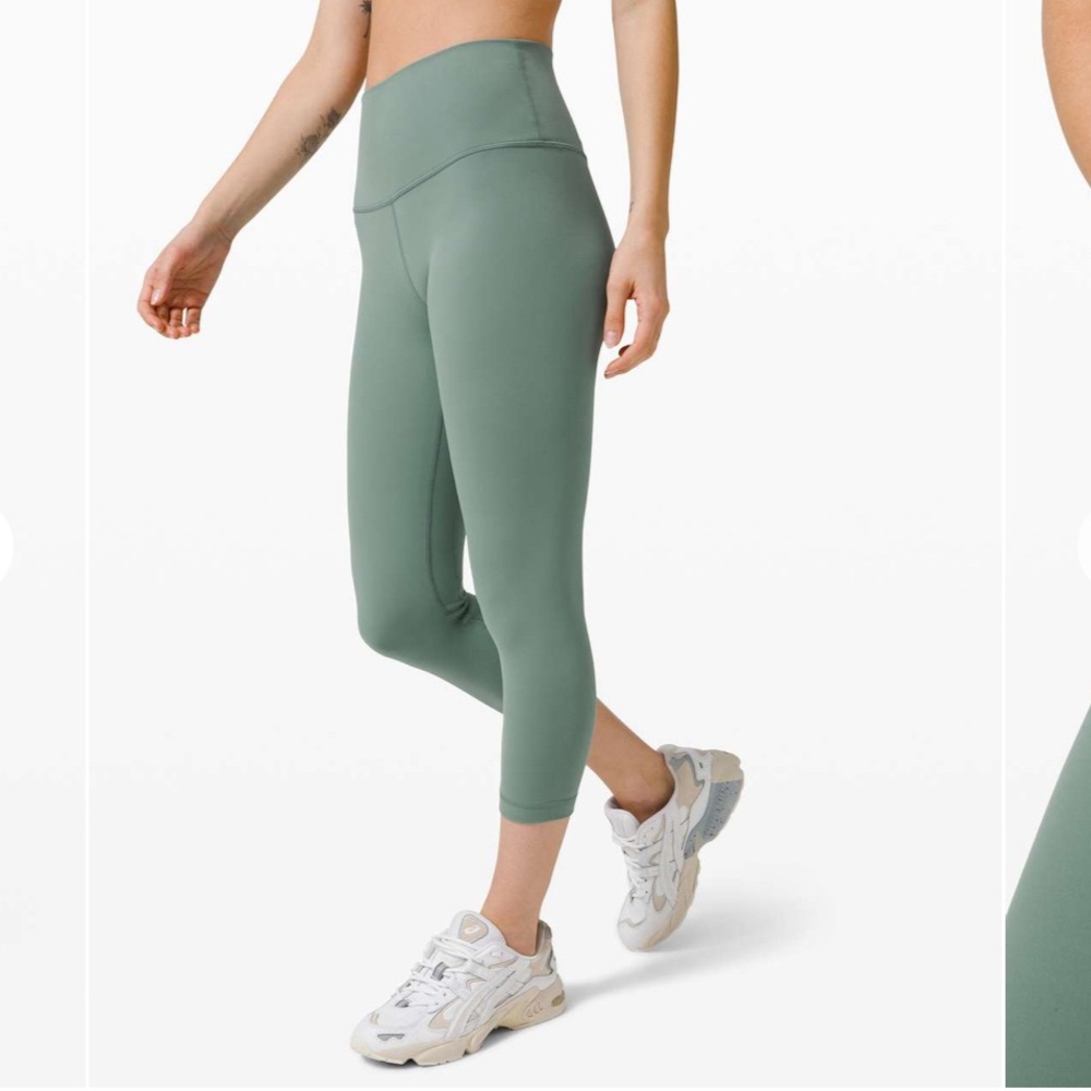 Lululemon Align Crop 21" Tidewater Teal Blue Green 2